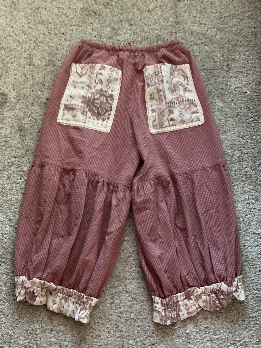 New DAVI & DANI Bloomer Pants ~ Vintage Mauve - Picture 10 of 10